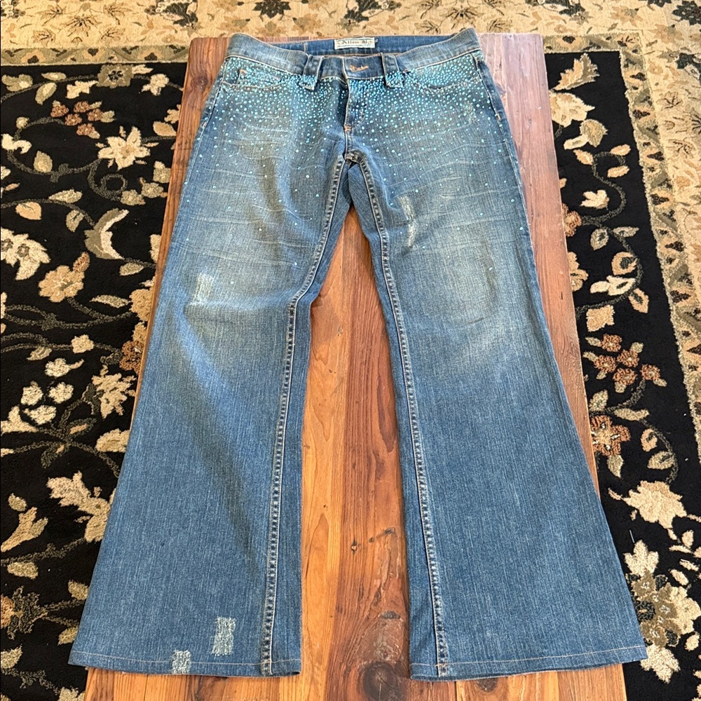 Allen B. By Allen Schwartz Blue Flare Jeans